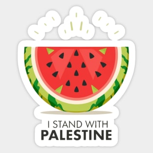 I stand with palestine Sticker